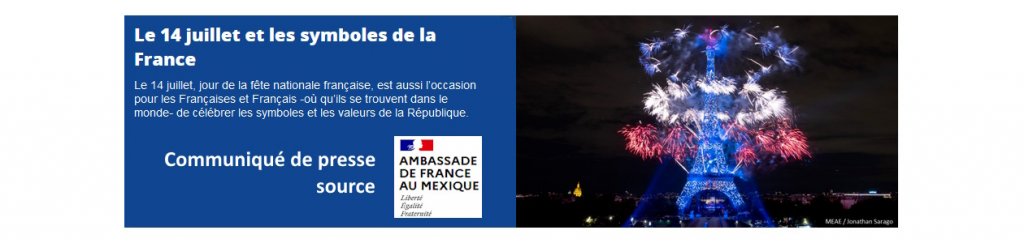 Le 14 juillet et les symboles de la France 