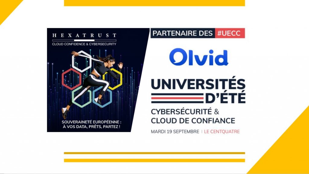 HEXATRUST  UECC2023 -  OLVID est partenaire de la 9ème édition des Universités d’été de la Cybersécurité et du #Cloud de #Confiance !