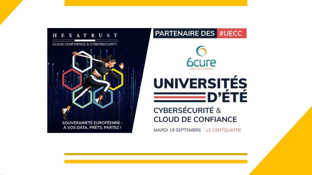 HEXATRUST  UECC2023 - 6cure est partenaire de la 9ème édition des Universités d’été de la Cybersécurité et du #Cloud de #Confiance !