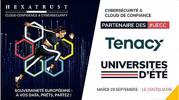 HEXATRUST  UECC2013 - TENACY est partenaire de la 9ème édition des Universités d’été de la Cybersécurité et du #Cloud de #Confiance !