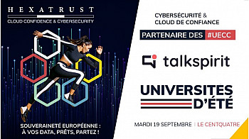 HEXATRUST  UECC2013 - TALKSPIRIT est partenaire de la 9ème édition des Universités d’été de la Cybersécurité et du #Cloud de #Confiance !