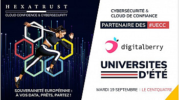 HEXATRUST  UECC2013 - Digitalberry est partenaire de la 9ème édition des Universités d’été de la Cybersécurité et du #Cloud de #Confiance !