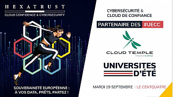 HEXATRUST  UECC2013 - Cloud Temple est partenaire de la 9ème édition des Universités d’été de la Cybersécurité et du #Cloud de #Confiance !