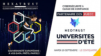 HEXATRUST  UECC2013 - NEOTRUST est partenaire de la 9ème édition des Universités d’été de la Cybersécurité et du #Cloud de #Confiance !