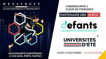 HEXATRUST  UECC2013 - DEFANTS est partenaire de la 9ème édition des Universités d’été de la Cybersécurité et du #Cloud de #Confiance !