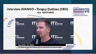 Souveraineté Numérique aux  UECC 2025  -  Tanguy Duthion (CEO) de AVANOO