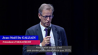 UECC2023 Cybersécurité et 'Cloud de Confiance' d'HEXATRUST - ouverture de l'édition 2023 par le Président Jean-Noël De GALZAIN