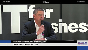 Jérôme Notin, Directeur général de Cybermalveillance.gouv.fr interviewé au Universités d'été d'HEXATRUST 2026