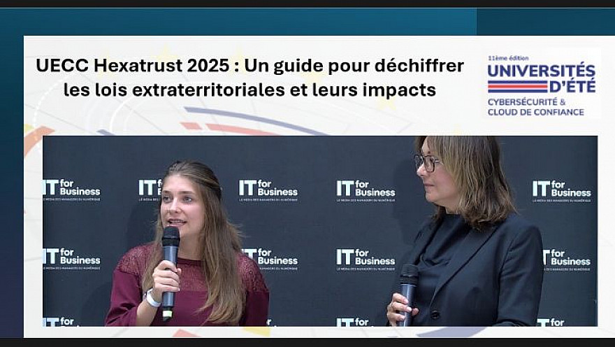 Souveraineté Numérique aux  UECC HEXATRUST 2025  -  un guide pour déchiffrer les lois extraterritoriales et leurs impacts