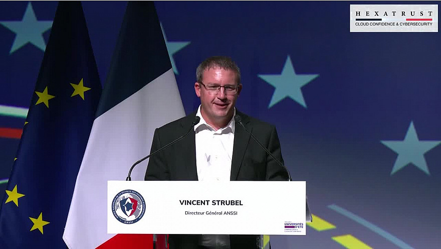 Acteurs Locaux du Numérique Français -  Allocution de clôture des UECC 2026 d'Hexatrust par Vincent Strudel Directeur Général de l'ANSSI