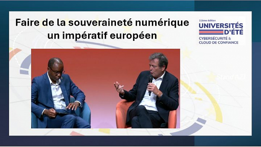 Souveraineté Numérique aux  UECC 2025  -  Faire de la souveraineté numérique un impératif européen